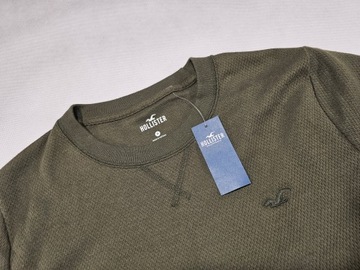 HOLLISTER bluza khaki crew neck XXL