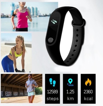 SMARTWATCH zegarek SMARTBAND Pulsometr Krokomierz