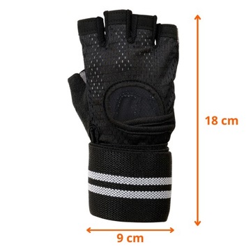 Перчатки для тренировок в тренажерном зале Majestic Sport L