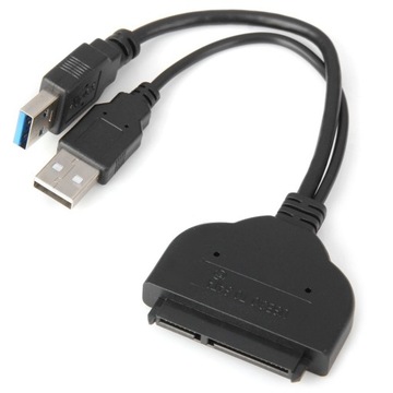 Кабель-переходник SATA 22 PIN USB 3.0 + USB 2.0 HDD SSD