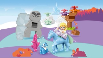 LEGO DUPLO #10418 - Эльза и Бруни в зачарованном лесу + сумка + каталог 2024 г.