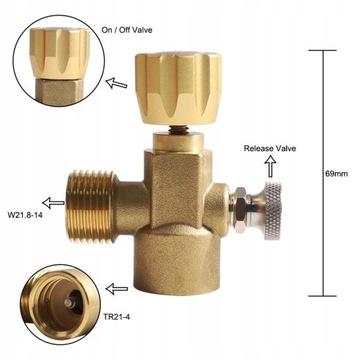 Бутылка для заправки газированной воды Бутылка Co2 без