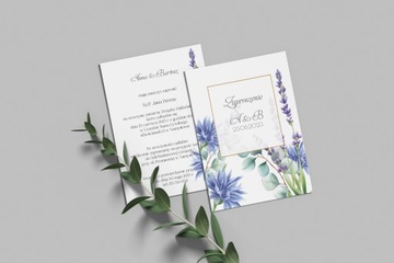 Приглашения однокарточные 15х10см. 30 шт. Белые дикие розы и рамка.