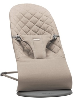 BABYBJORN LEŻACZEK BUJACZEK BLISS WOVEN PIASKOWOSZARY
