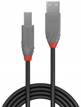 LINDY 36676 USB 2.0 A-B 7,5 м