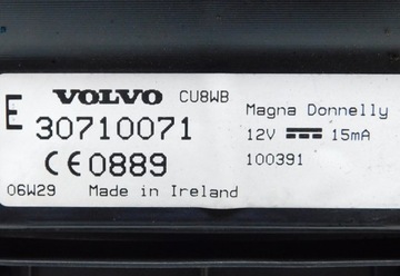 PŘÍSTROJOVÁ DESKA BUDÍKY 30710071 VOLVO V50