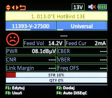 DVB-T DVB-T2 DVB-S2 DVB-S2 DVB-C DVB-C2 Измеритель сигнала