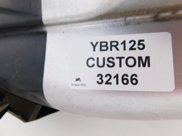YAMAHA YBR 125 CUSTOM BŁOTNIK TYLNY TYŁ