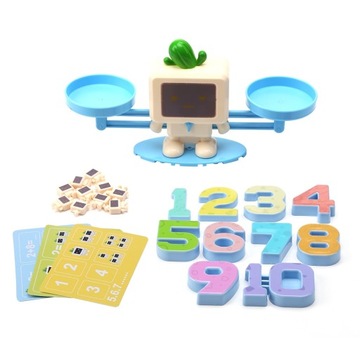 УЧИМСЯ СЧИТАТЬ Развивающая игра Робот-весы