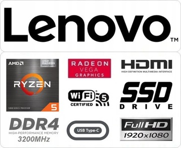 Lenovo IdeaPad 15ALC7 15.6 FHD Ryzen 5 5500U 16 ГБ SSD 512 ГБ RX Vega 7