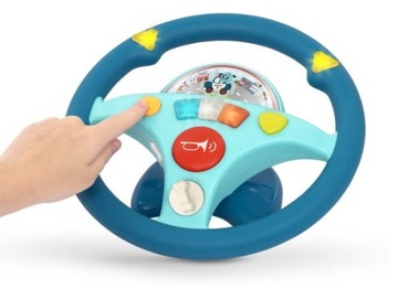 ИНТЕРАКТИВНАЯ МУЗЫКАЛЬНАЯ ИГРУШКА РУЛЬ B.TOYS