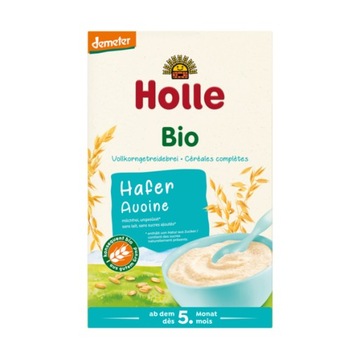 Holle Bio Цельнозерновая овсяная каша без молочных продуктов