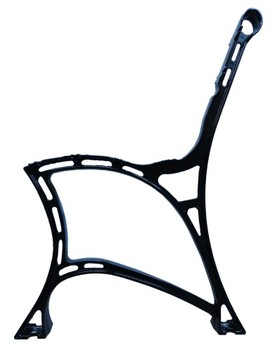 NOGA DO ŁAWKI ALUMINIOWA OGRODOWA 1el