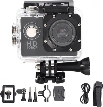 СПОРТИВНАЯ КАМЕРА 12MP FULL HD PRO GO АКСЕССУАРЫ 1080P FULL HD ВОДОНЕПРОНИЦАЕМАЯ