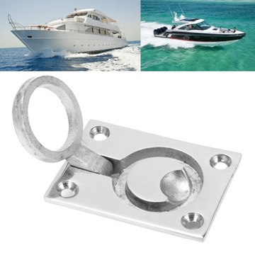 62x44mm Kwadratowe uchwyty z pierścieniem do ciągnięcia łodzi. Akcesoria do