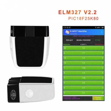 ELM327 OBD II PIC18F25K80 версия 2.2 Интерфейс BT 4.0