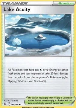 Pokemon TCG Item - Lake Acuity (LOR 160)