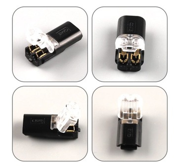 РАЗЪЕМ CUB 2-ПИЛЬНЫЙ ДЛЯ 2-ПРОВОДНОГО КАБЕЛЯ, КОМПЛЕКТ х 2 шт.