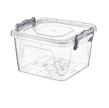 POJEMNIK NA ŻYWNOŚĆ PLASTIKOWY KWADRATOWY MULTI BOX 1,2 L