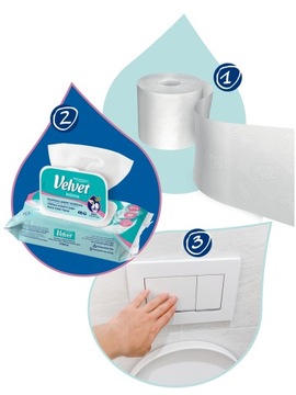 Туалетная бумага бархатная увлажненная INTIMA 16 шт.