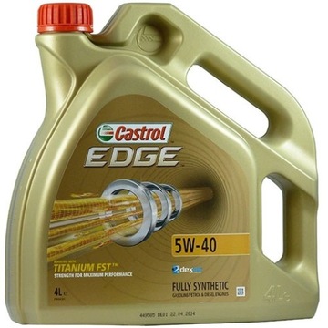 CAS5W40EDGB4/OLE OLEJ CASTROL 5W-40 EDGE BENZYNA 4