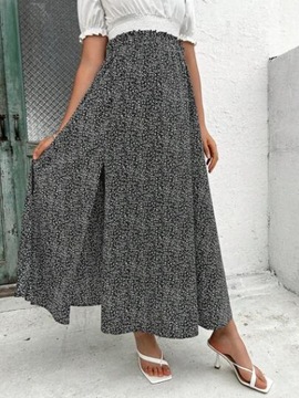 SHEIN ЧЕРНО-БЕЛАЯ ЮБКА ДЛЯ беременной С КОМБИНИРОВАНИЕМ XL 92147