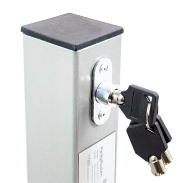 Складной парковочный замок для постбарьера