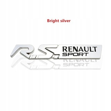 Naklejki samochodowe z logo Renault RS Sport