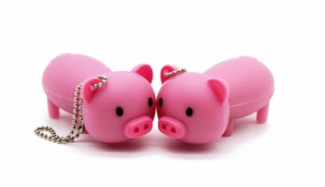РЕЗИНОВЫЙ ДИСК PIG PITT, 64 ГБ, USB-БРЕЛОК-ПАМЯТЬ, ПОДАРОК