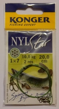 PRZYPON KONGER NYLSTAR 10KG 20CM