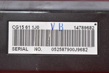 DISPLEJ AUTORÁDIO CG15611J0 MAZDA 5 2 II CW 10-16