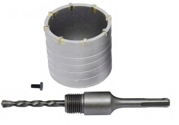 OTWORNICA FREZ DO BETONU MURU 65mm OTWORNICE SDS PLUS KORONKA POD PUSZKĘ