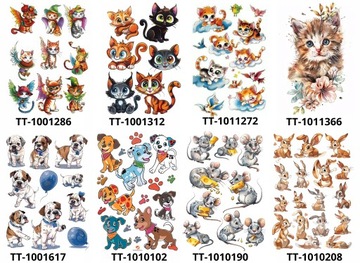 Татуированная для детей временный паук -лист пауков