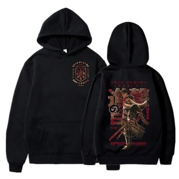 Hot Anime Attack on Titan Hoodies Men Levi Ackerma