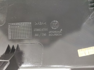 CLONA (KRYT) LIŠTA TABULKY KLIKA DVEŘE ZADNÍ FIAT DOBLO II 07355019700E 2010-2018