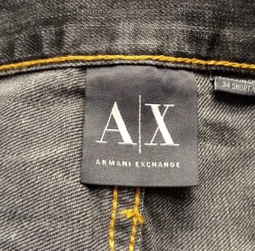 R) ARMANI EXCHANGE SHORT SPODNIE JEANSOWE Roz.34