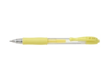 Pilot długopis żelowy G-2 PASTELOWY ŻÓŁTY