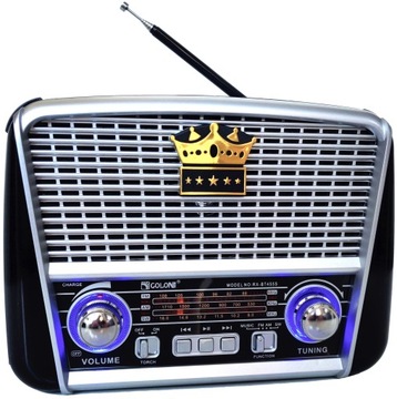 Radio FM KUCHENNE Przenośne SOLARNE USB BLUETOOTH