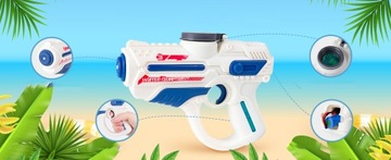 ЭЛЕКТРИЧЕСКИЙ ВОДЯНОЙ ПИСТОЛЕТ ДЕТСКИЙ, зарядка USB, дальность действия