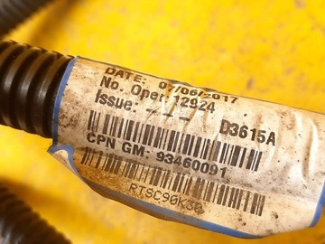 Renault Trafic III ЖГУТ ПРОВОДОВ СИНИЙ УСТАНОВКА 93460091