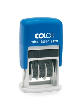 Штамп даты COLOP Mini S120, различные форматы даты