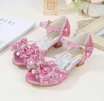 САНДАЛИИ ПРИНЦЕССА НА КАБЛУКЕ, РОЗОВЫЕ 28