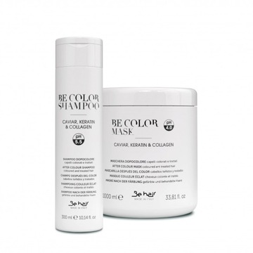 BE COLOR BE HAIR ZESTAW Maska 1000ml+ Szampon 300m