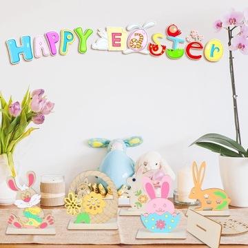 набор зайчик из пенопласта 20 см + фломастеры 3 шт.