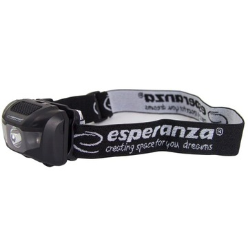 LATARKA CZOŁOWA LED + 2 CZERWONE DIODY CZOŁÓWKA