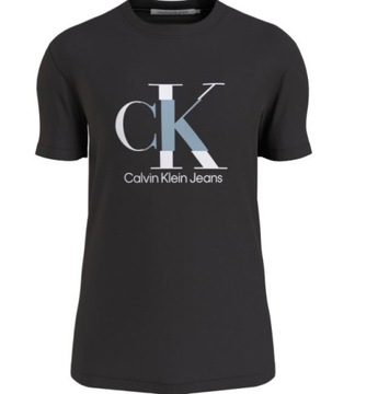 T-shirt męski okrągły dekolt Calvin Klein Jeans rozmiar M