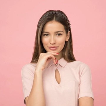 6 мужских противоскользящих металлических лент для волос