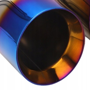 Двойная выхлопная труба 2,4 дюйма, впуск 4 дюйма