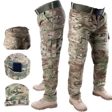 SPODNIE WOJSKOWE MORO MULTICAM HEKTOR RIP-STOP MOCNE M