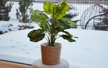 Декоративная корзина-крышка для цветочного горшка из джутовой травы БОХО 20